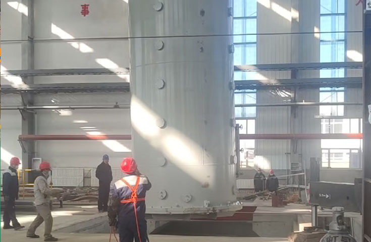 百盛金山鈦業(yè)繼1號(hào)電子束冷床熔煉EB爐投產(chǎn)運(yùn)行一年后2號(hào)EB爐開(kāi)始安裝